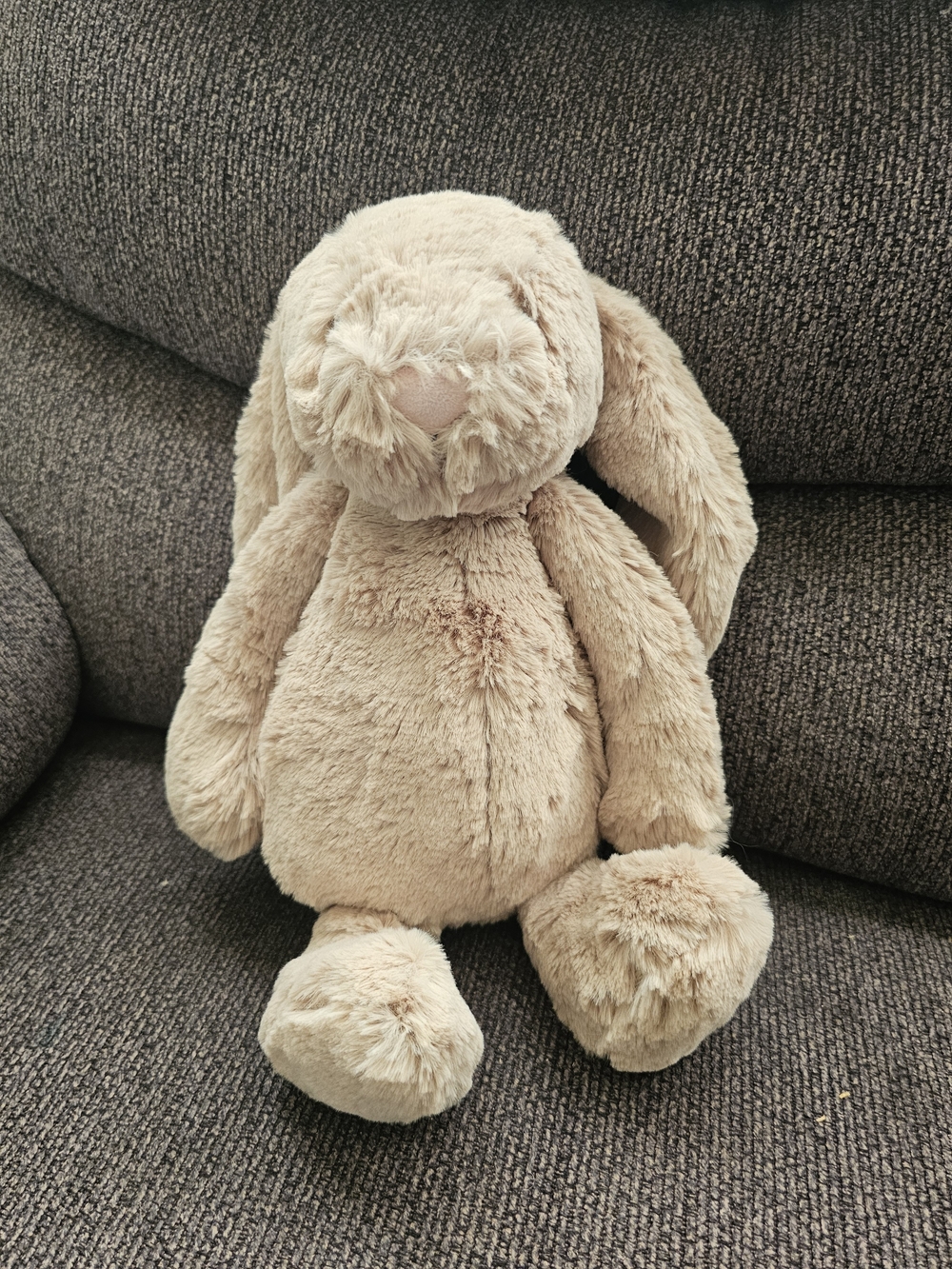 Jellycat Beige Plush Bunny with Floppy Ears